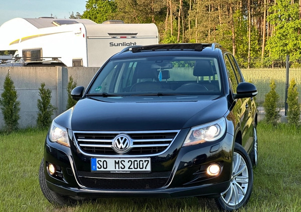 Volkswagen Tiguan cena 39900 przebieg: 219000, rok produkcji 2009 z Mrągowo małe 742